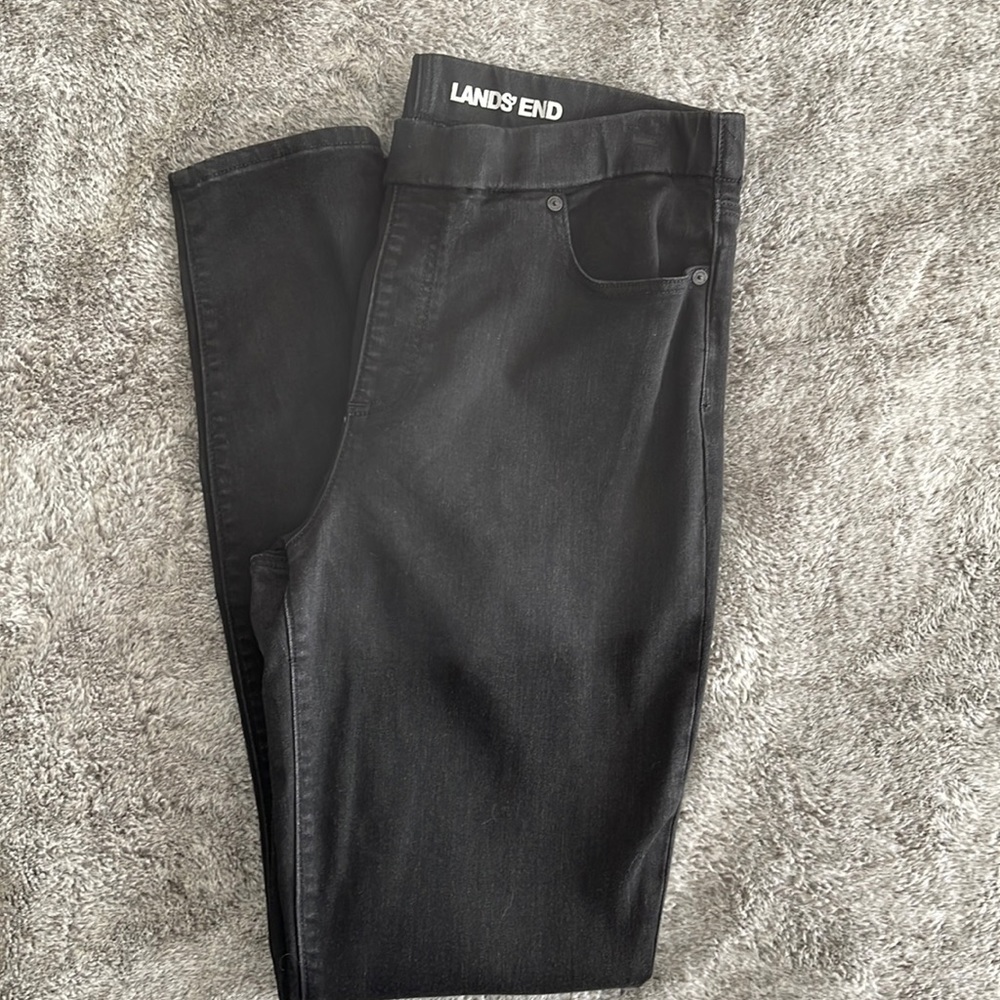 Lands End Pull On Jeans